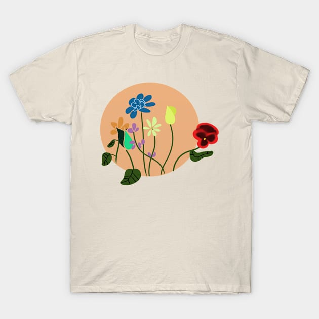 Flowers T-Shirt by Flowersnbees